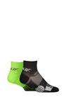 Reebok Cycling Socks Mens and Ladies - 'Technical' Recycled, Ankle Length 2 Pair - 4.5-6 UK Regular