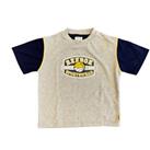 Reebok Sportswear Kid's T-Shirt (Size 7-8y) Grey And Navy Short Sleeve Top - New - 7-8 Years Regular