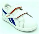 Reebok Boys Girls Infants White Faux Leather Trainers Shoes Sneakers Size 7 24