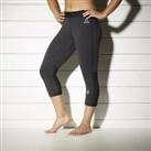 Women's Reebok Combat Capri Fitness Workout Black Size XL