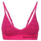 RRP £19 Ladies Size S Reebok Gabi Seemless Crop Top Sports Bra In Pink Berry