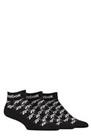 Reebok Sports Ankle Socks - Unisex Mens Ladies 'Essentials' Cotton Patterned 3PK - 4.5-6 UK Regular