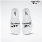 Reebok FW6229 Men's Classic Slider White Sandals Slippers (UK 4)