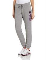 Reebok Women's Big Logo Crossfit Pant - Core Heather, Large Z91766