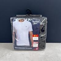 Reebok 3 Pack Crew Neck T-Shirts Mens Black Size XL New! - XL Regular
