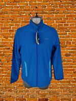 BNWT MENS REEBOK UK SMALL BLUE ZIP UP LIGHTWEIGHT PLAY DRY SPORTS JACKET COAT