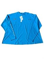 Reebok x Pyer Moss Blue Long Sleeve T-Shirt L Graphic Logo Collection 4 NWT L - L Regular