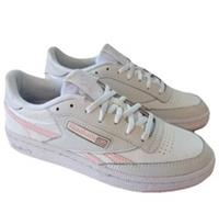 Reebok Club C Revenge Junior Trainers White / Pink Size UK 3.5 New