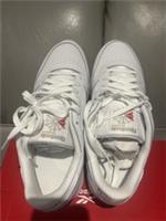 Reebok Classic Leather Unisex Trainers Mens Size 10 White Sneakers