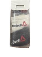 REEBOK SOCKS - 3 PAIR ANKLE - 6 PAIR TRAINER - CUSHIONED SPORTS - MEDIUM - UK SIZE 6.5 - 8 Regular