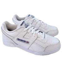 Reebok Workout Plus Mens Trainers White Size UK 6.5 New