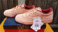 Reebok Trainers Club C 85 Revenge Sneakers Gym Sports Maroon UK 5 New In Box