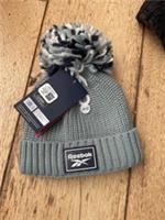 Reebok Knitted Blue Baby Toddler Bobble Hat 2 To 4 Y Bnwt