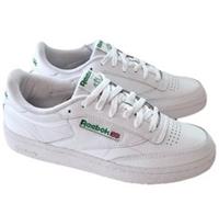 Reebok Club C 85 Womens Trainers White / Green Size UK 5.5 New