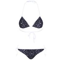 Reebok logo prints Bikini Set size M UK 12 new - M Regular