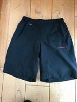 reebok black training shorts xl 164cm 14 y