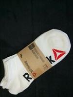 3 PAIRS - REEBOK White LOW CUT Trainer Sneeker SOCKS 3.5-7 36-41 Reeb2