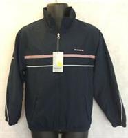 Reebok Woven Full zip Jacket Size Large Boys Navy Brand New with tags (#A361)