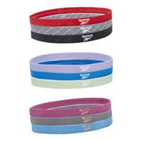 Reebok Sports Hair Band 3-Pack Thin Headband Sports Gym Running Tennis Gym