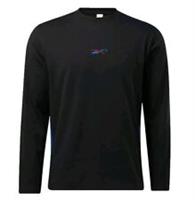 Reebok Answer To No One Long Sleeve T-Shirt Large Black HK2988 - L Regular