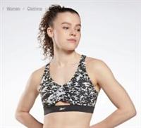 Reebok Womens Modern Safari Bralette black Large RRP £28 D34 - L Regular