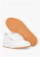 BNIB REEBOK Club C 85 White Light Grey Gum Women's Leather Tennis Trainers NEW