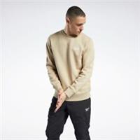 NEW REEBOK Classics Vector Men's Utility Beige Crew Neck Sweatshirt Jumper BNWT