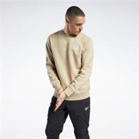 REEBOK Classics Small Vector Men's Utility Beige Crewneck Sweatshirt BNWT - M Regular