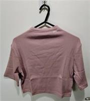 Reebok Ladies Short Sleeved Crop Top In Size UK L (16-18) - L Regular