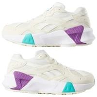 REEBOK AZTREK women's running trainers in White/Teal/Aubergine /BNWB