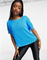 REEBOK Women's TS PERF T-Shirt in horblu (style FU2029) BNWT - XL Regular