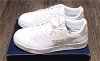 Reebok Royal Complete Trainers-White/Silver Metallic - UK Size 6.5-New Authentic