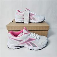 Reebok Tranz Runner RS Womens Trainers UK 6 White Pink Silver Running Shoes