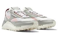 REEBOK Women's Classic Leather Legacy 'Stark Grey Maroon' trainers Size 3/ BNWT