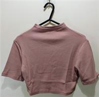 Reebok Ladies Short Sleeved Crop Top In Size UK M (12-14) - M Regular