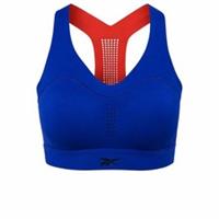 REEBOK Women's Pure Move+ Blue Motion Sense Seasonal Sports Bra BNWT - S Regular