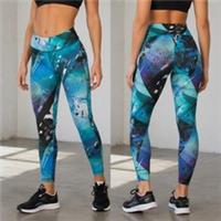 REEBOK Women's Lux Bold Urban Slick 2.0 Leggings, XSTP, Seaport Teal/ BNWT - M Regular