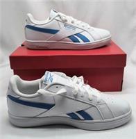 Reebok Court Retro Junior Tennis White/White/Blue UK 5 EU 37 Unisex BNIB