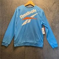 Reebok Sweatshirt Teens 15 -16 Years blue Heritage Popover