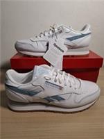 Reebok Classic Leather White Blue Gum Trainers UK 9 Brand New Boxed