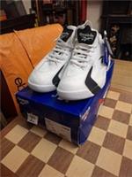 Vintage 1990s Boxed Mens Reebok Tennis Shoes White Black 6-28248 UK 12 + Tags