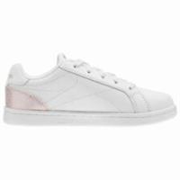 Reebok Royal Complete Cln Kids Enfants Classic White/Pink/Silver s11 (ZS842)