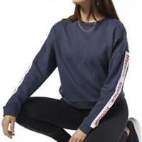 Reebok Linear Crew Neck Sweatshirt Ladies - Blue Size M (HF7)