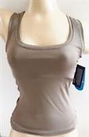 REEBOK LADIES TREK GREY BUST SUPPORT PLAY DRY TRAINING TOP SIZE 10 BNWT - 10 Regular