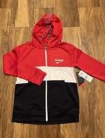 REEBOK Boy's Red Heritage Full Zip Hoodie RRP £30