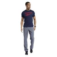 REEBOK Men's Grey Training Essentials Unlined Woven Pants RRP £40 - 3XL Regular