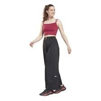 REEBOK Women's Black Shiny Woven Pant RRP £60 - L Regular