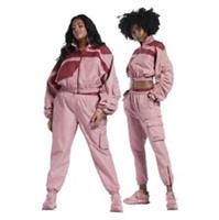 REEBOK Women's Pink Reebok X Cardi B Satin Pants RRP £60 - M Regular