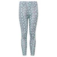 REEBOK Girl's Blue Snake Full Leggings RRP £15