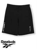 Mens Reebok Les Mills Board Shorts (Z89034) Black Sports Gym Beach - XL Regular